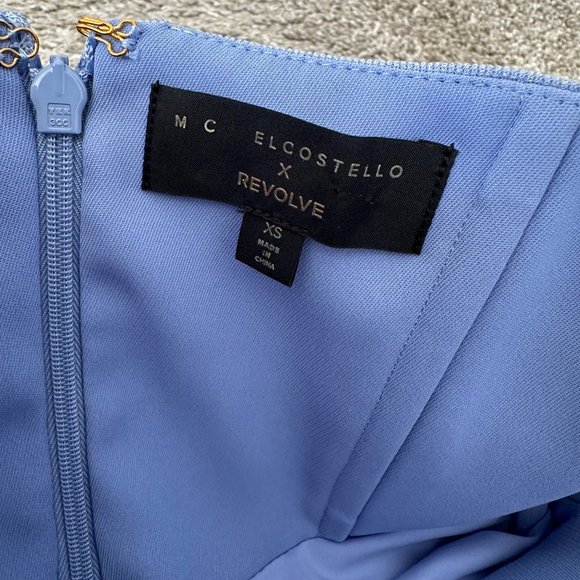 Revolve Michael Costello India Midi Dress XS Periwinkle - Picture 5 of 5